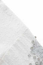 Sanctum Cross Short Set – Century Penthouse WHITE/SILVER