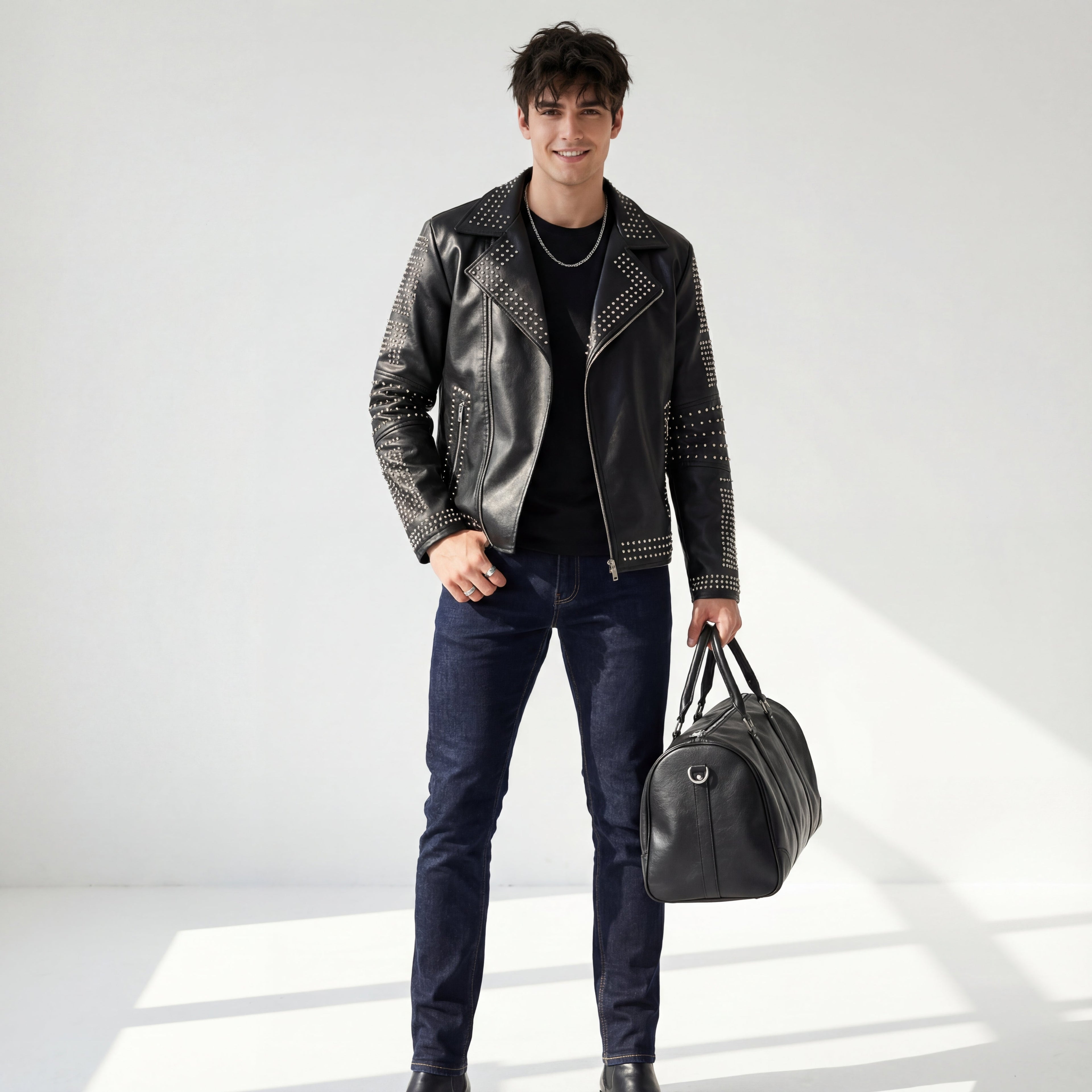 ROCK REBELLION JACKET - CENTURY PENTHOUSE BLACK