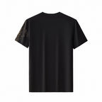 Imperial Leopard Crystal SS Shirt BLACK