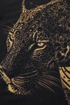Imperial Leopard Crystal SS Shirt BLACK