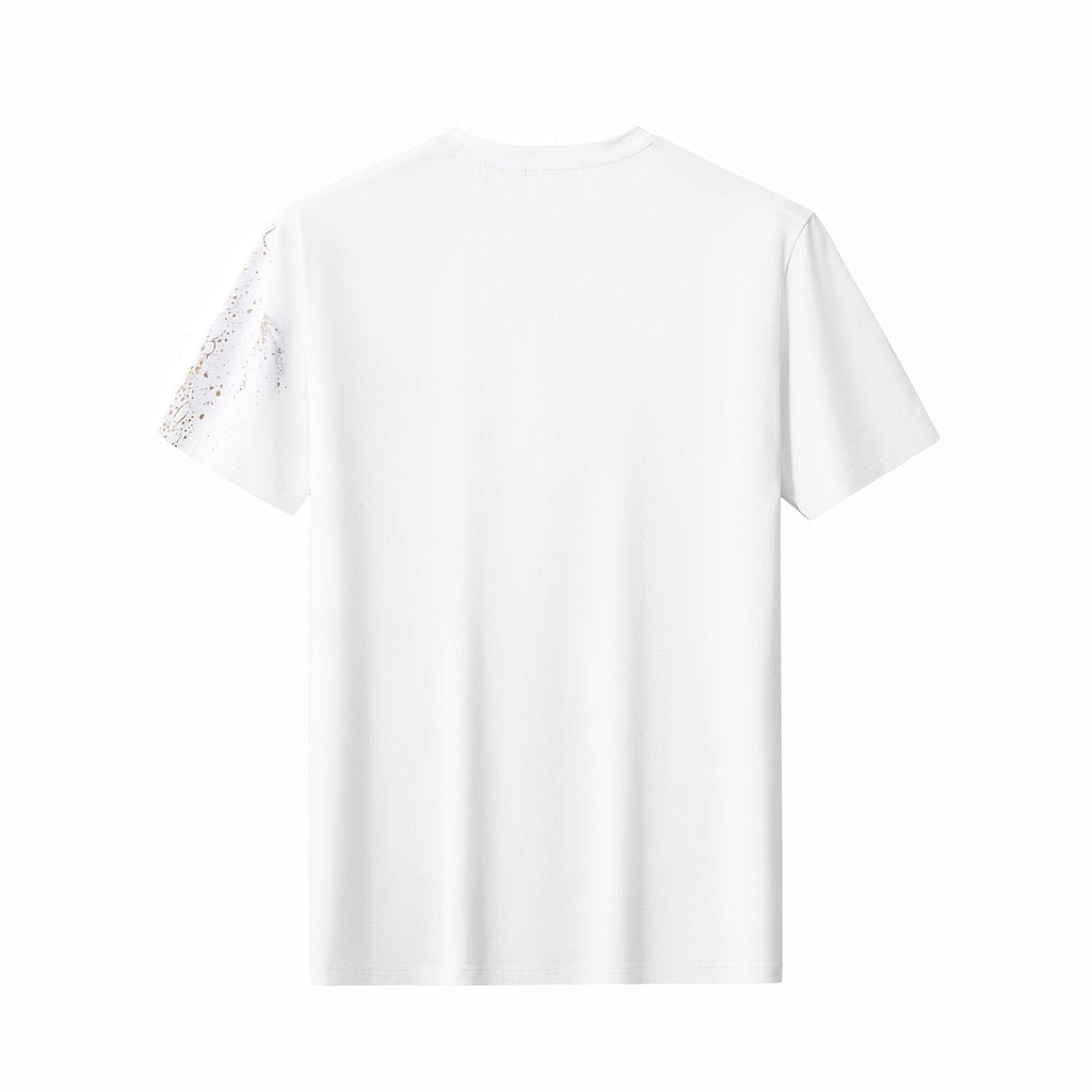 Imperial Leopard Crystal SS Shirt WHITE