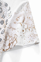 Imperial Leopard Crystal SS Shirt WHITE