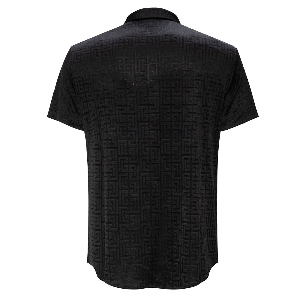Grecian Grace Shirt - Century Penthouse Black