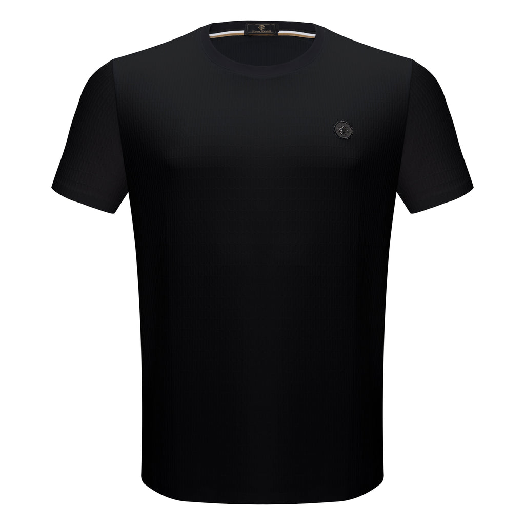 Fashion Mark T-shirt - Century Penthouse BLACK