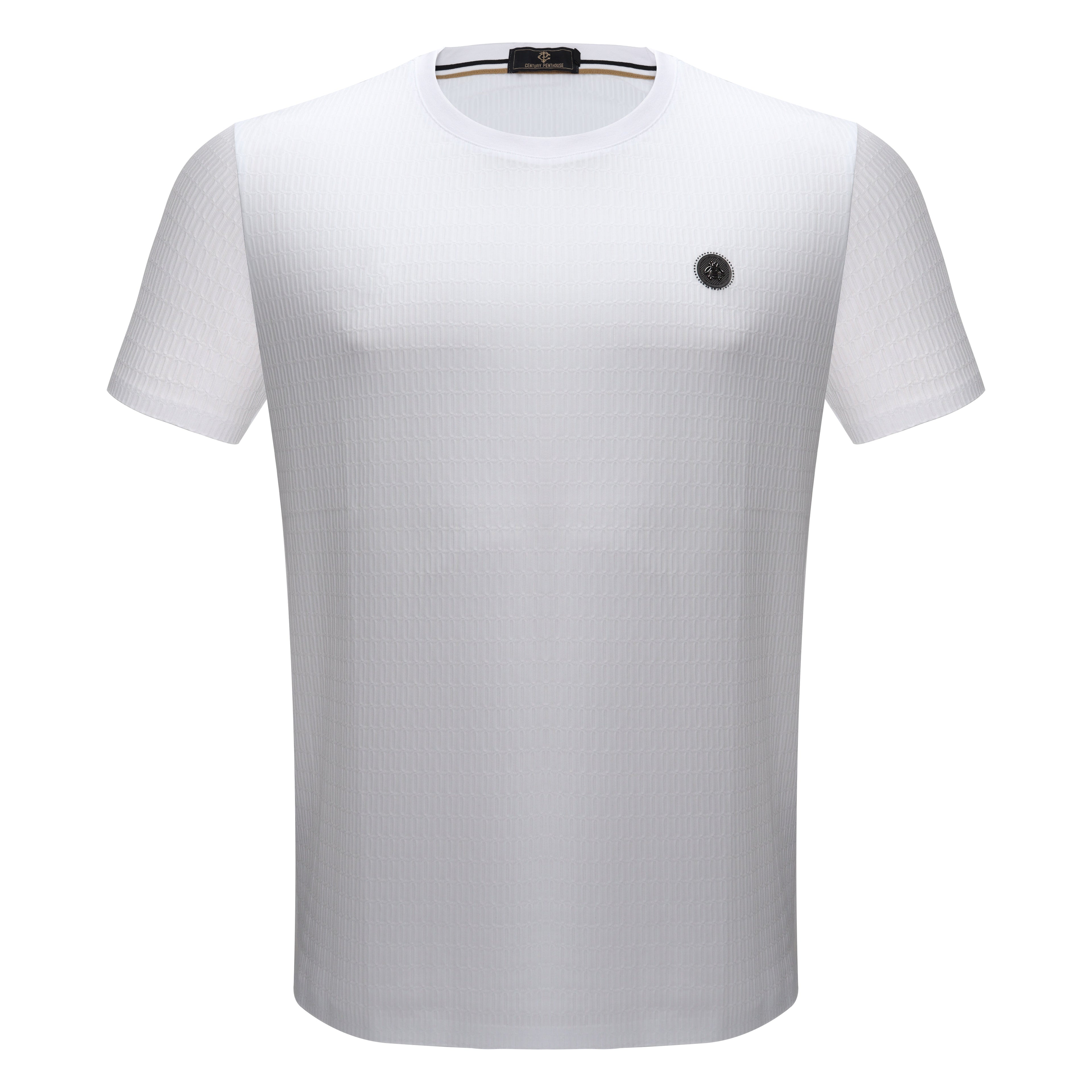 Fashion Mark T-shirt - Century Penthouse White