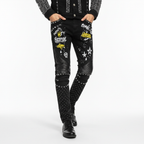 CITY SHINE Pants BLACK
