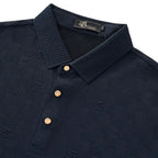 Seamless Check Texture Polo NAVY