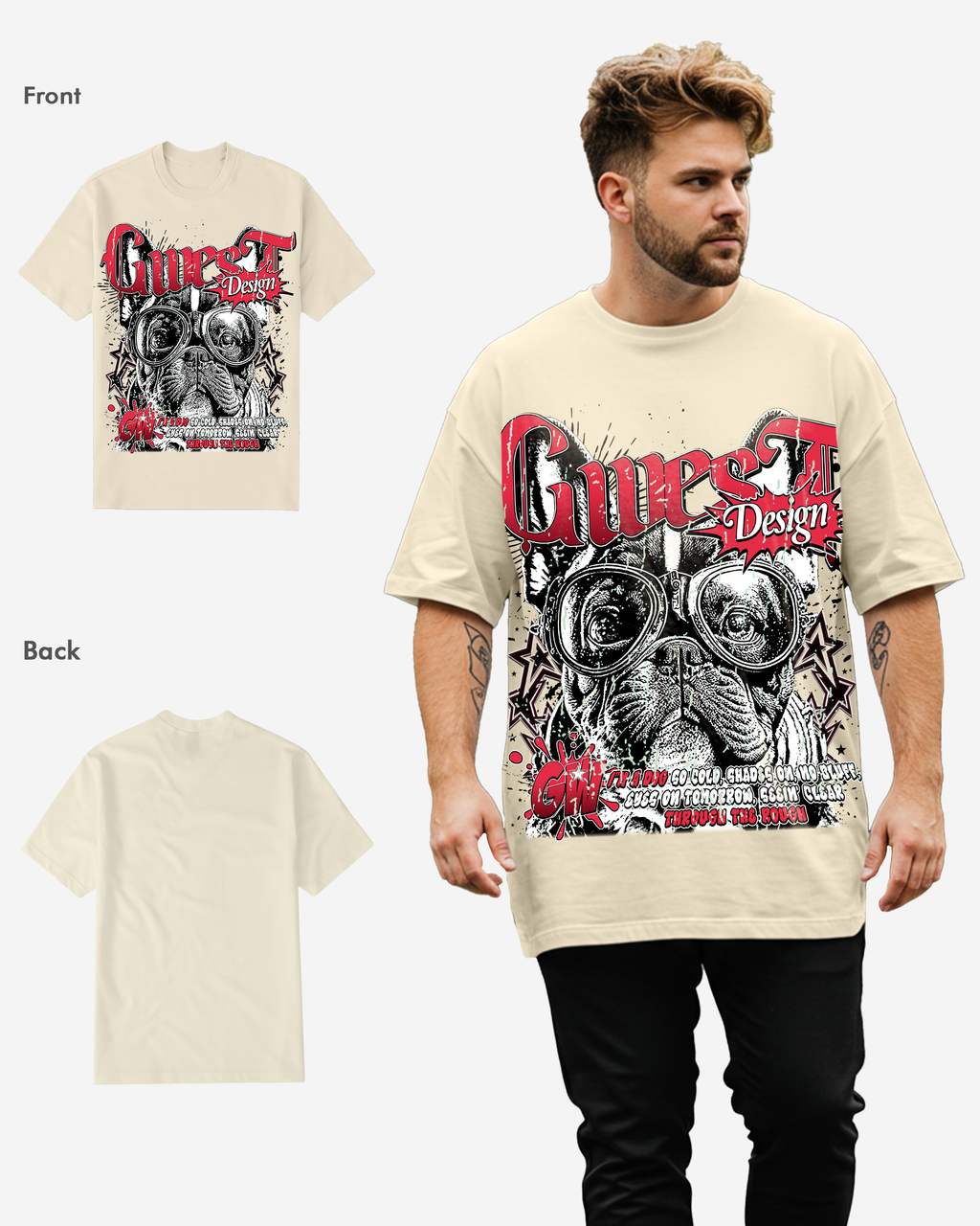 G West Eyes On Tomorrow T-Shirt Big and Tall Mens G West