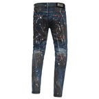 STREET EDGE Denim Pants DENIM/RED