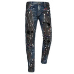 STREET EDGE Denim Pants DENIM/RED