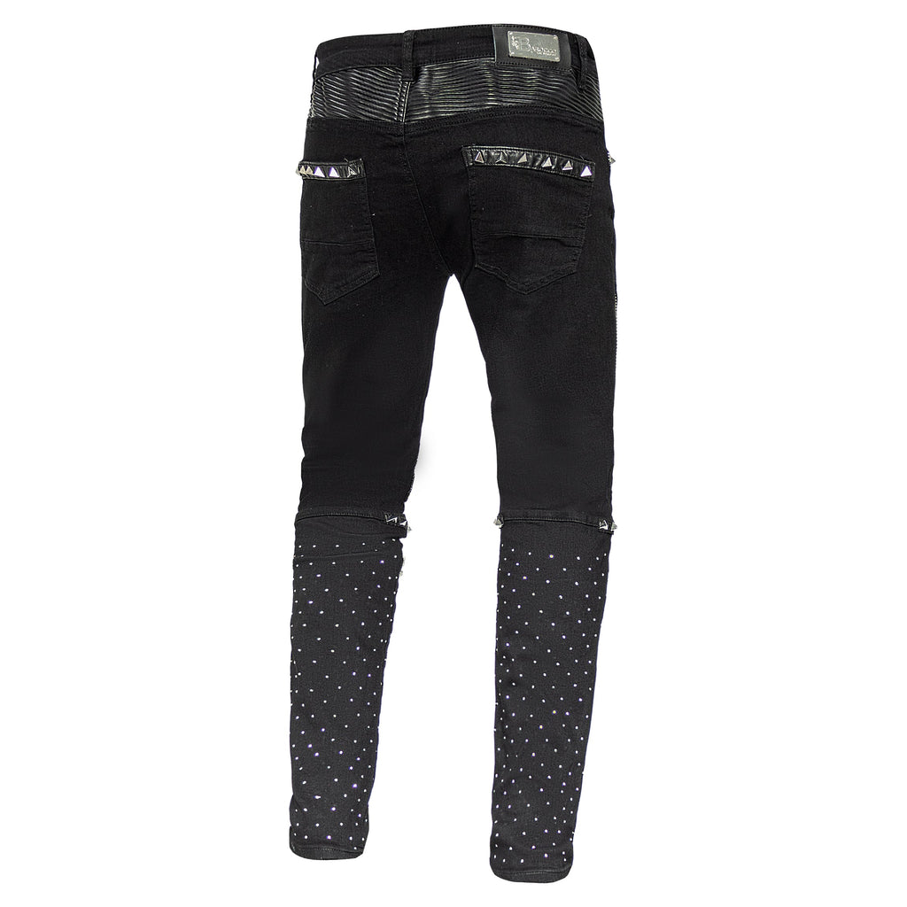 CITY SHINE Pants BLACK