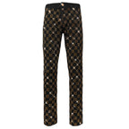 Dazzle Check Denim Pant BLACK/GOLD