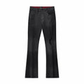 Obsidian Distressed Denim Pant BLACK