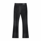 Obsidian Distressed Denim Pant BLACK