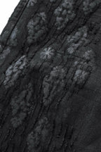 Regalia Medallion Print Denim Pant BLACK