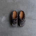 Dark Leopard Claw Mules
