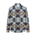 Diamond Plaid Stretch Shirt – El Baron KHAKI