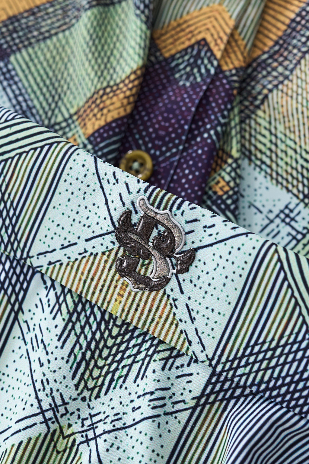 Diamond Plaid Stretch Shirt – El Baron KHAKI