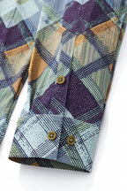 Diamond Plaid Stretch Shirt – El Baron KHAKI