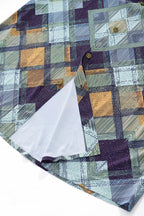 Diamond Plaid Stretch Shirt – El Baron KHAKI