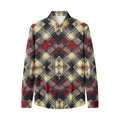 Diamond Plaid Stretch Shirt – El Baron RED