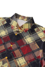 Diamond Plaid Stretch Shirt – El Baron RED