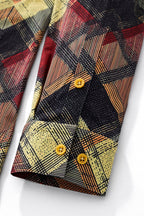 Diamond Plaid Stretch Shirt – El Baron RED