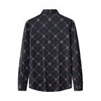 Geometric Seamless Shirt – El Baron BLACK