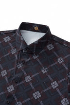 Geometric Seamless Shirt – El Baron BLACK