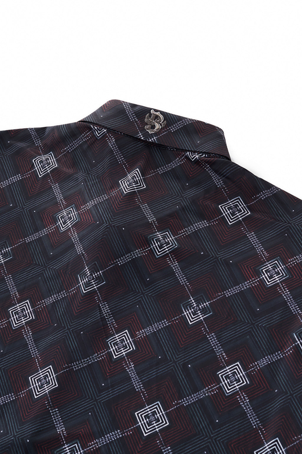 Geometric Seamless Shirt – El Baron BLACK