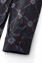 Geometric Seamless Shirt – El Baron BLACK