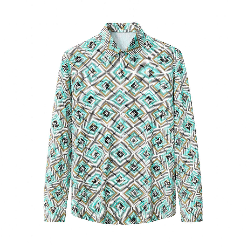 Geometric Seamless Shirt – El Baron MULTI