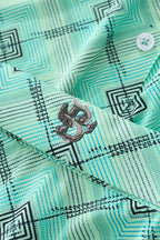 Geometric Seamless Shirt – El Baron PISTACHIO