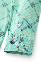 Geometric Seamless Shirt – El Baron PISTACHIO