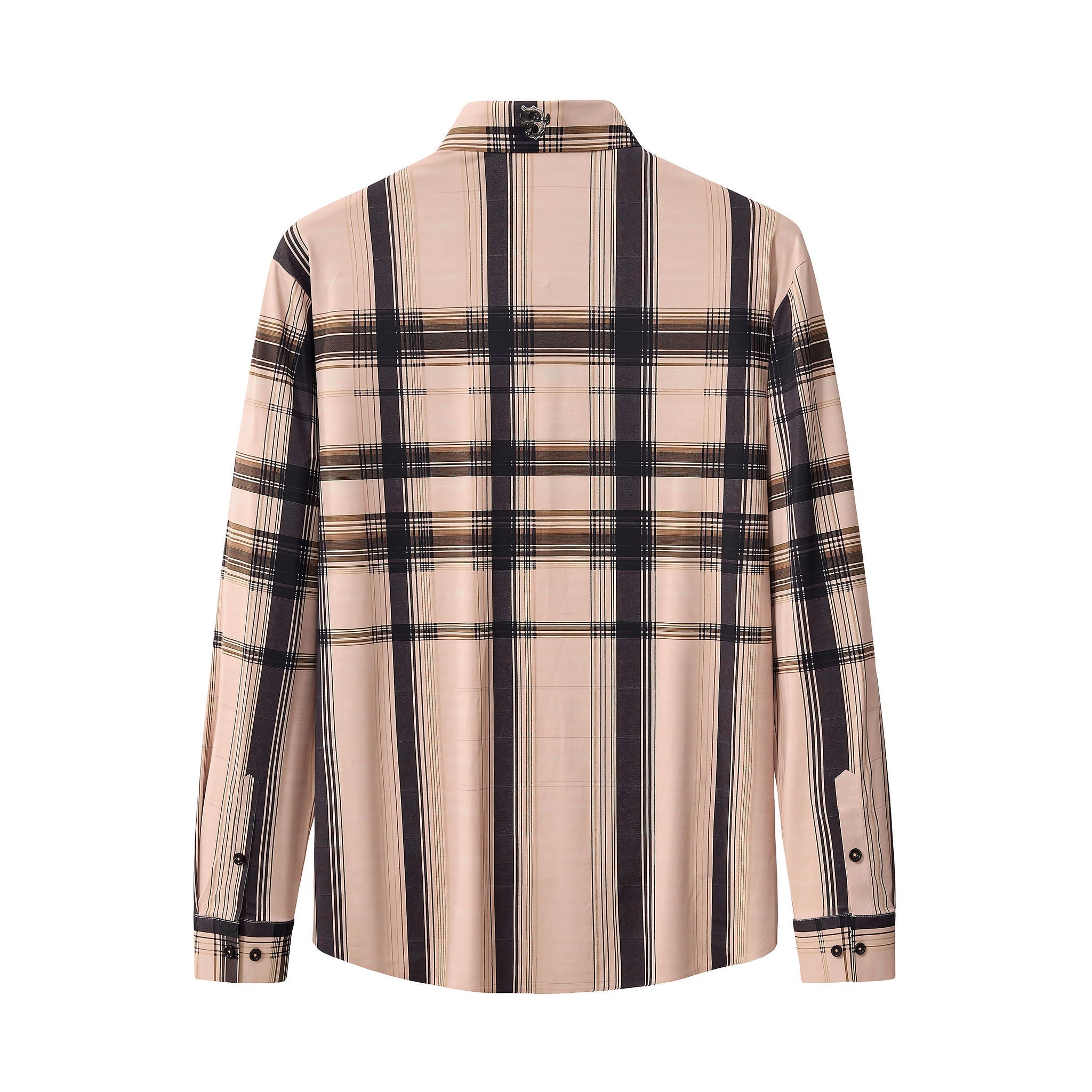 Heritage Plaid Stretch Woven Shirt-El Baron KHAKI