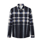 Heritage Plaid Stretch Woven Shirt-El Baron NAVY