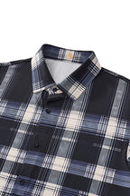 Heritage Plaid Stretch Woven Shirt-El Baron NAVY