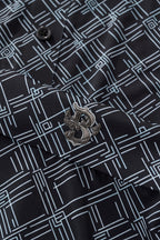 Seamless Geo Print Shirt – El Baron BLACK