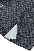 Seamless Geo Print Shirt – El Baron BLACK