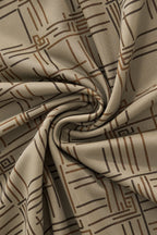 Seamless Geo Print Shirt – El Baron KHAKI