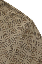 Seamless Geo Print Shirt – El Baron KHAKI