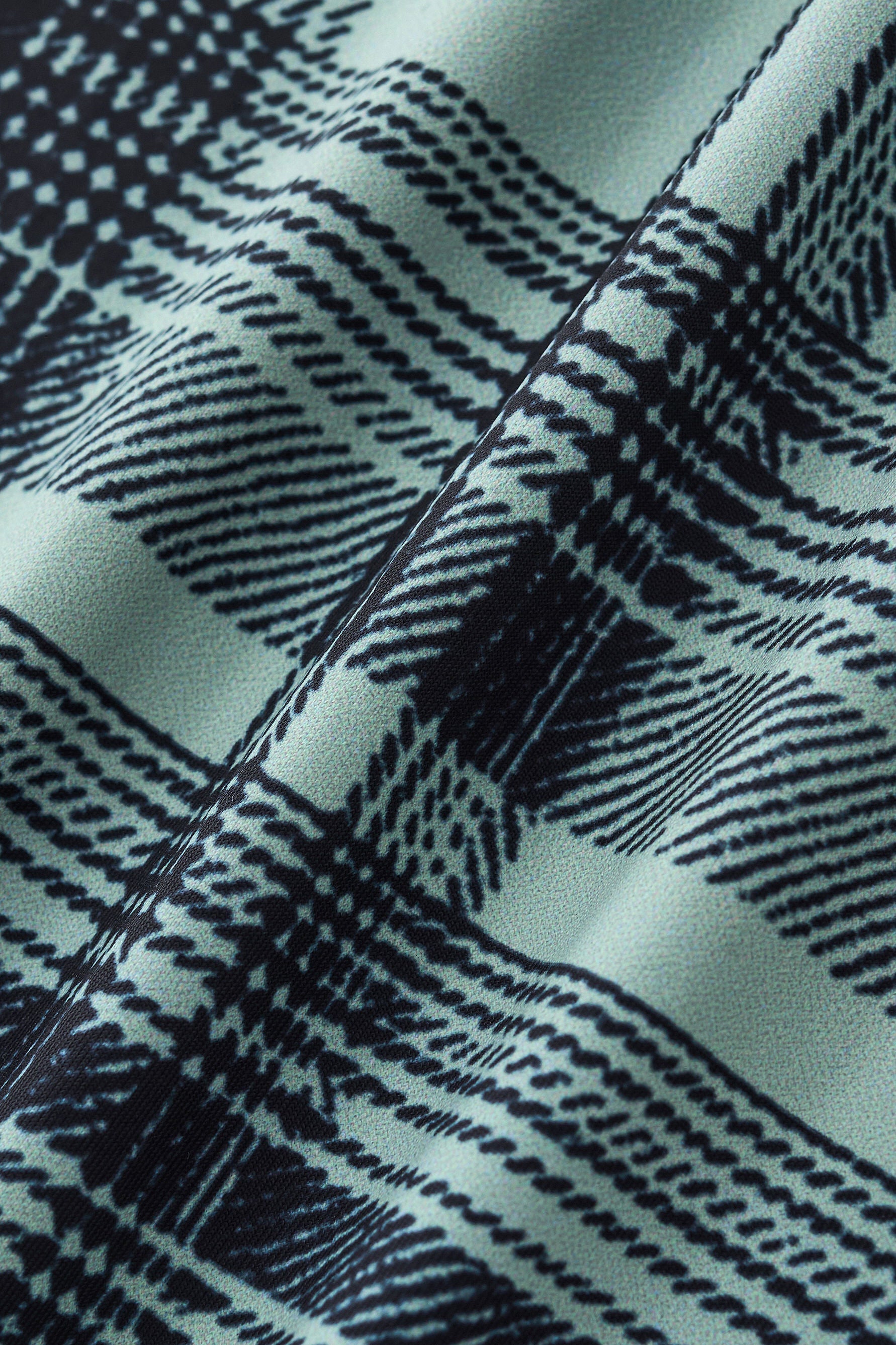 Seamless Plaid Stretch Shirt – El Baron GREEN