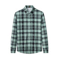 Seamless Plaid Stretch Shirt – El Baron GREEN