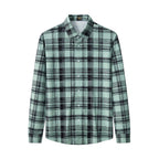 Seamless Plaid Stretch Shirt – El Baron GREEN