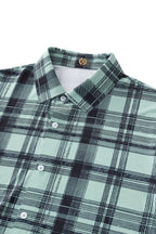 Seamless Plaid Stretch Shirt – El Baron GREEN