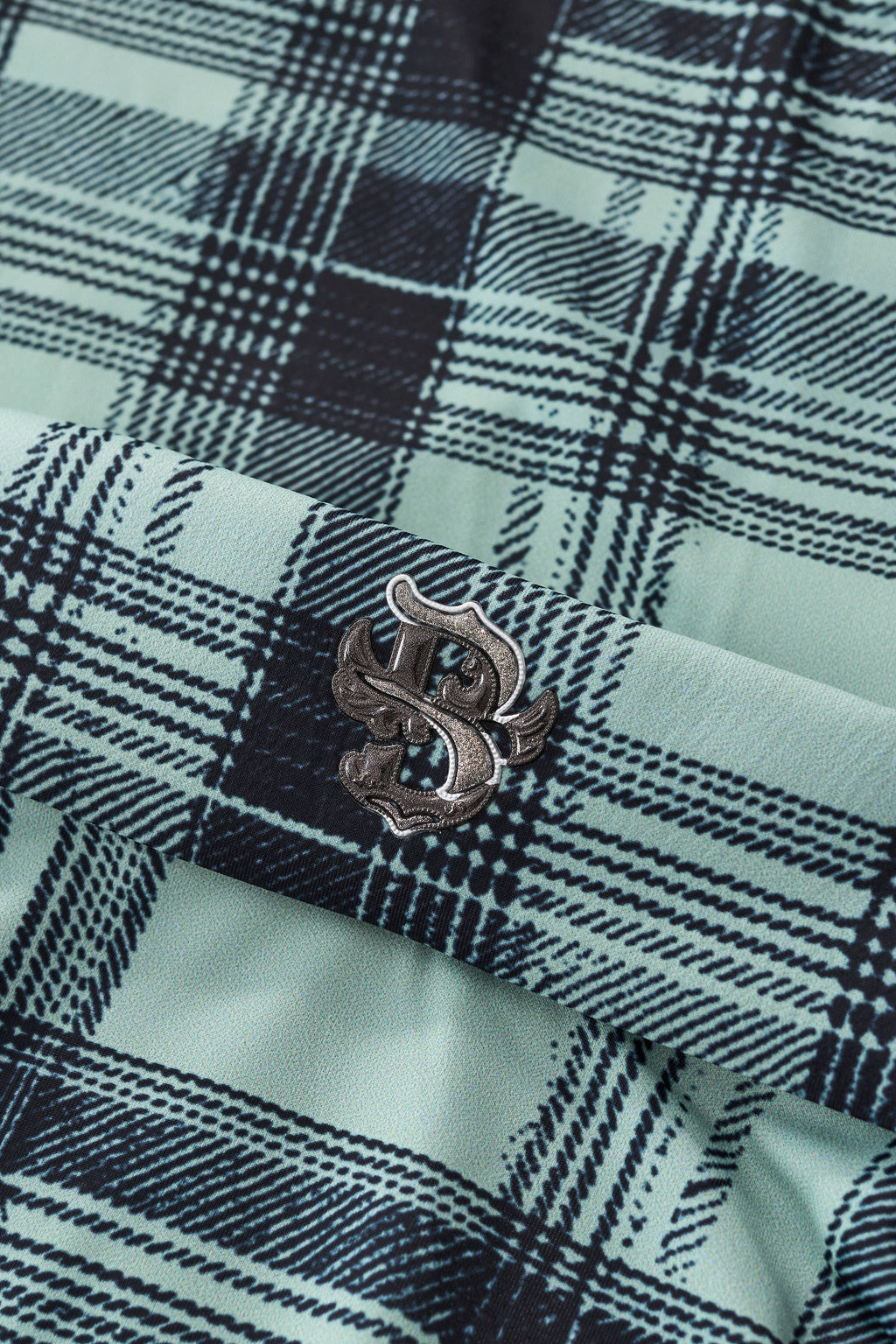 Seamless Plaid Stretch Shirt – El Baron GREEN