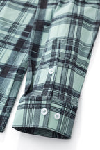 Seamless Plaid Stretch Shirt – El Baron GREEN