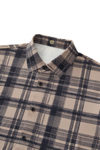 Seamless Plaid Stretch Shirt – El Baron KHAKI