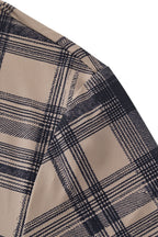 Seamless Plaid Stretch Shirt – El Baron KHAKI