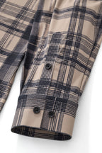 Seamless Plaid Stretch Shirt – El Baron KHAKI